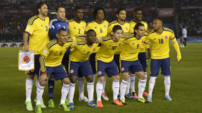 Lot Columbia Copa America Chile 2015
